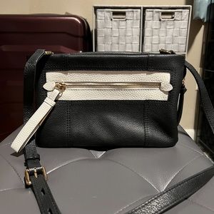 Super cute black and white little purse